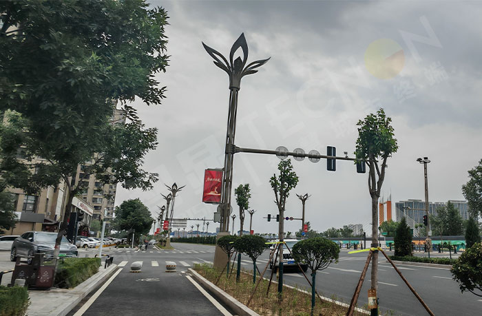 Outdoor Light Pole Screens