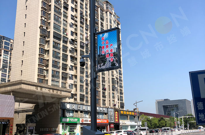 pole led screen