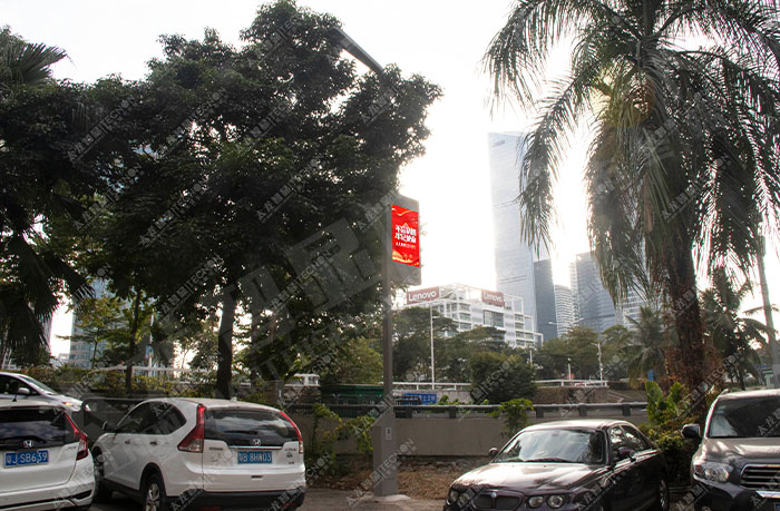pole led screen